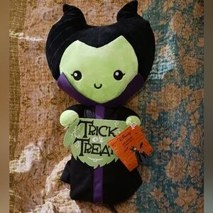 Disney Halloween Trick or Treat Plush Greeter Maleficent Doll Sleeping Beauty